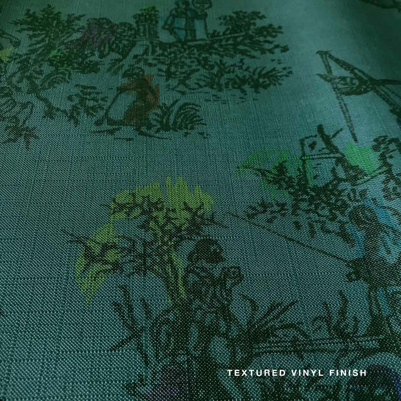 Mineheart Wallpaper Once Upon Our Time Tapete Grün Toile
