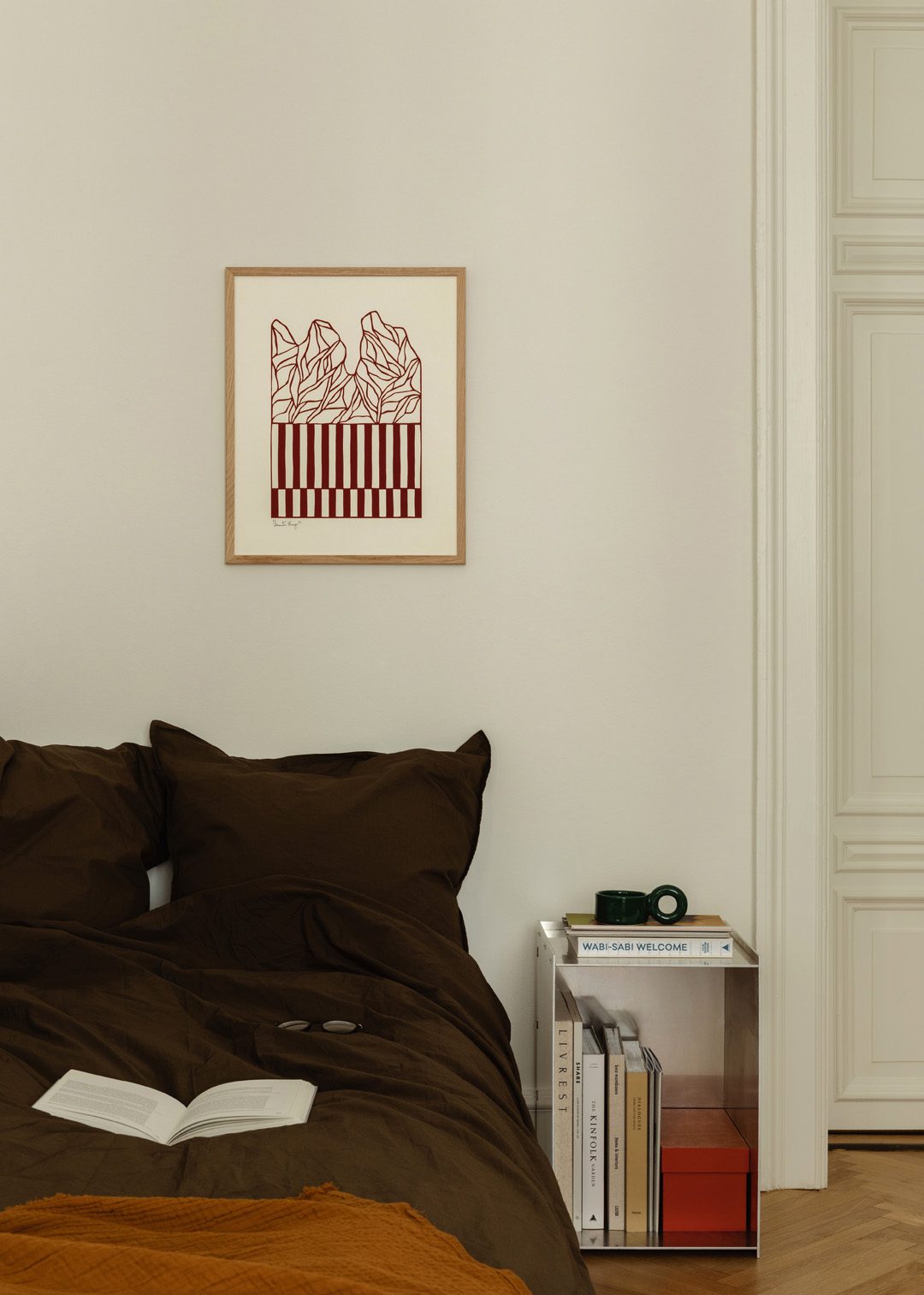 The Poster Club Art Prints Stripes No 01 Poster 30x40 rot