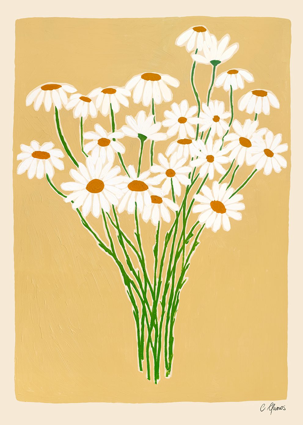 The Poster Club Daisies Poster 30x40 cm Margeriten
