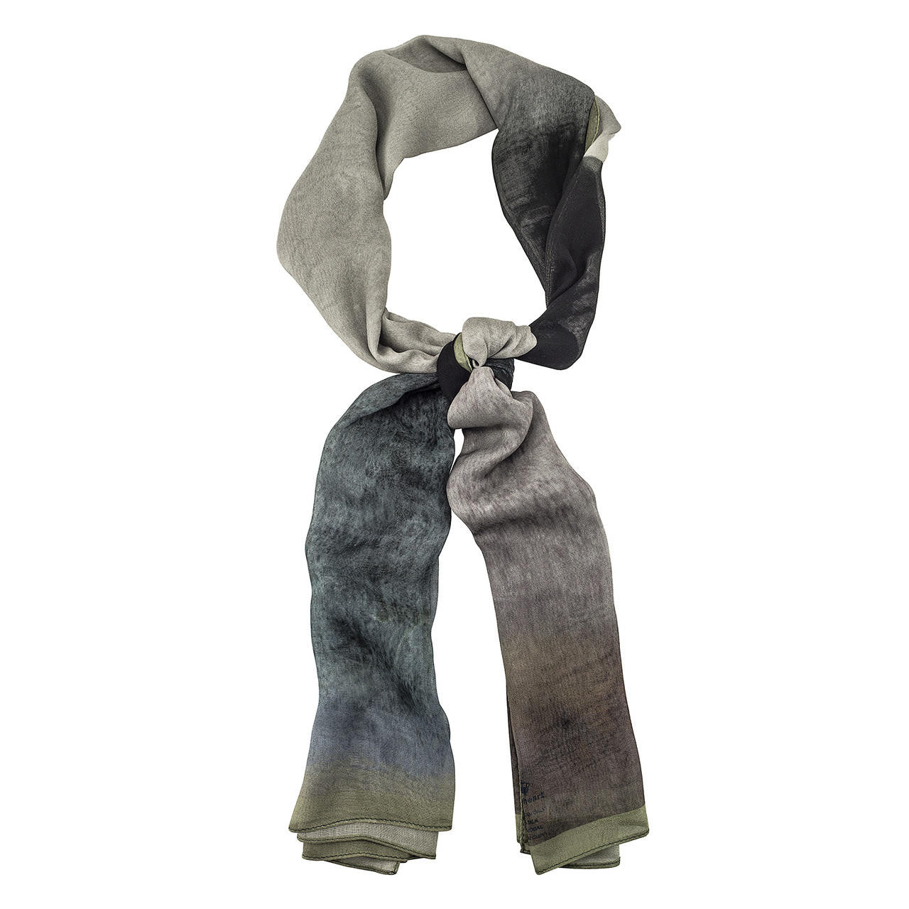 Mineheart Fashion Fabrics Seidenschal 70x170 cm Grau