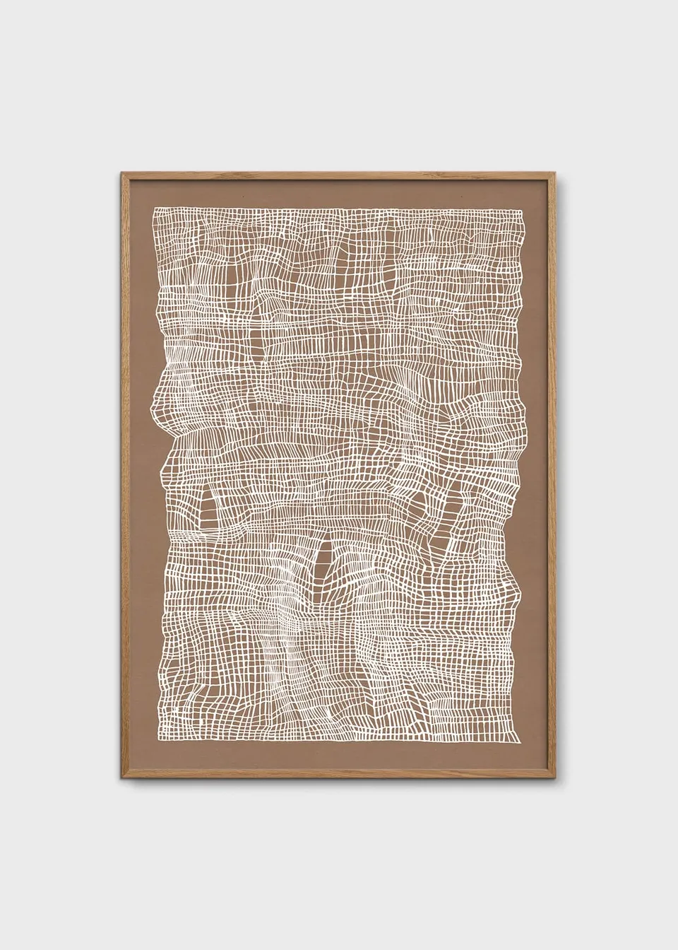 The Poster Club Art Prints Timeline Poster 30x40 cm braun