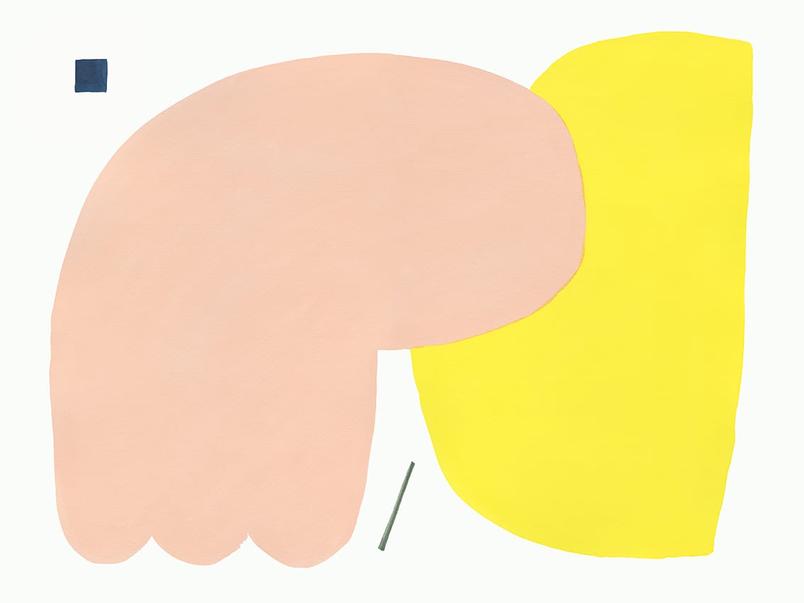 The Poster Club Warm Sad Poster 30x40 abstrakt rosa