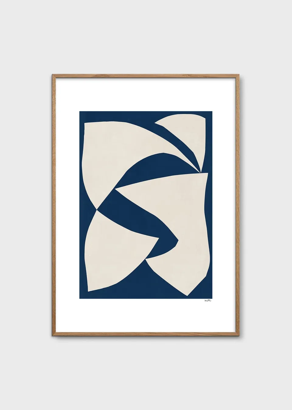The Poster Club Dynamics Poster 30x40 cm beige-blau