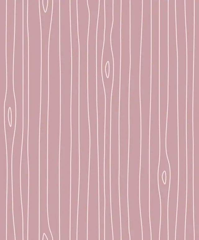 Mineheart Outline Tapete Pink Holzmaserung 10m Pastell