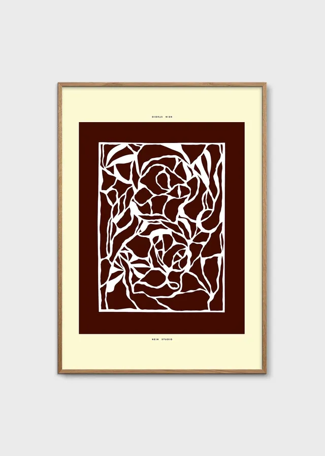 The Poster Club Art Prints I See You Kunstdruck 30x40 bordeaux