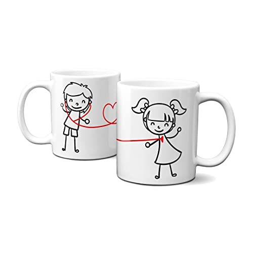 Hustling Sharks Wandbilder Liebe Dich Tasse 330ml weiß Herz