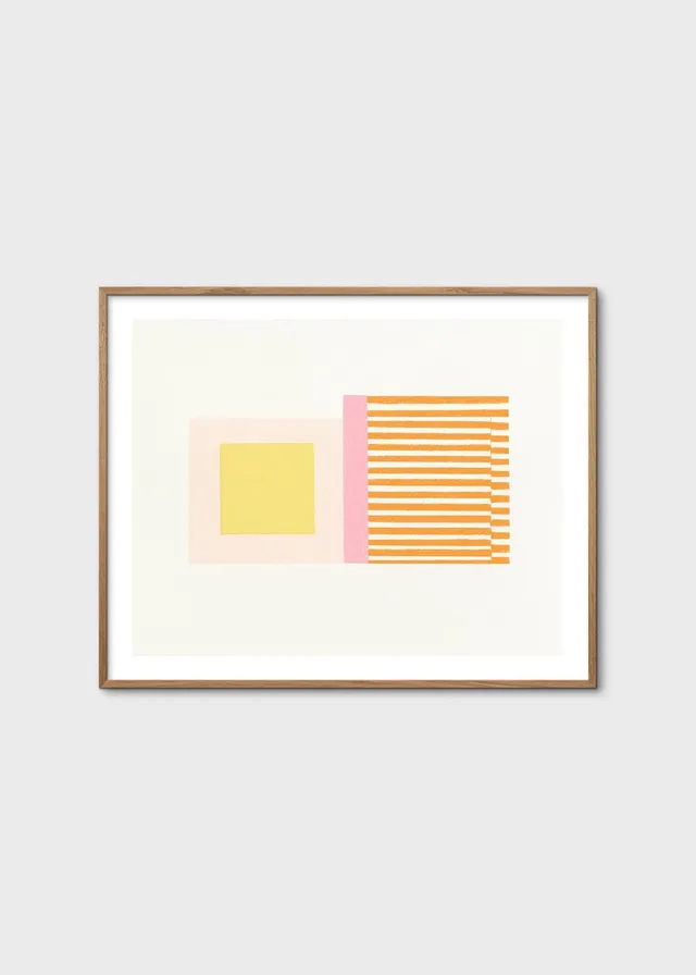 The Poster Club Side By Side Poster 40x50 cm orange