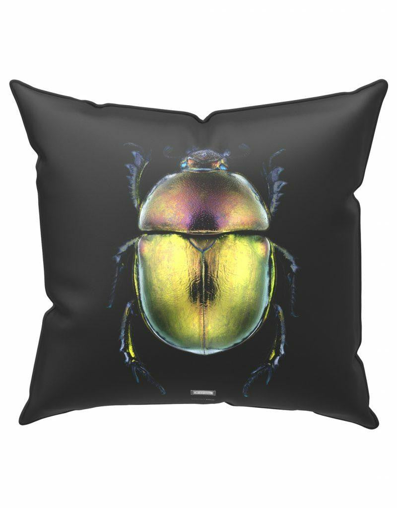 Mineheart Mr Geotrupes Kissen Käfer 45x45cm Schwarz