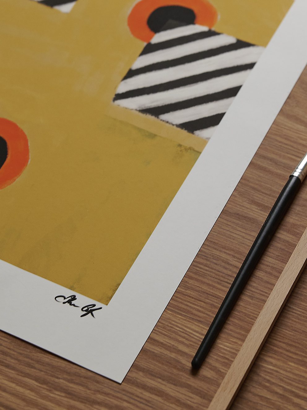 The Poster Club Skydd Kunstdruck A4 orange