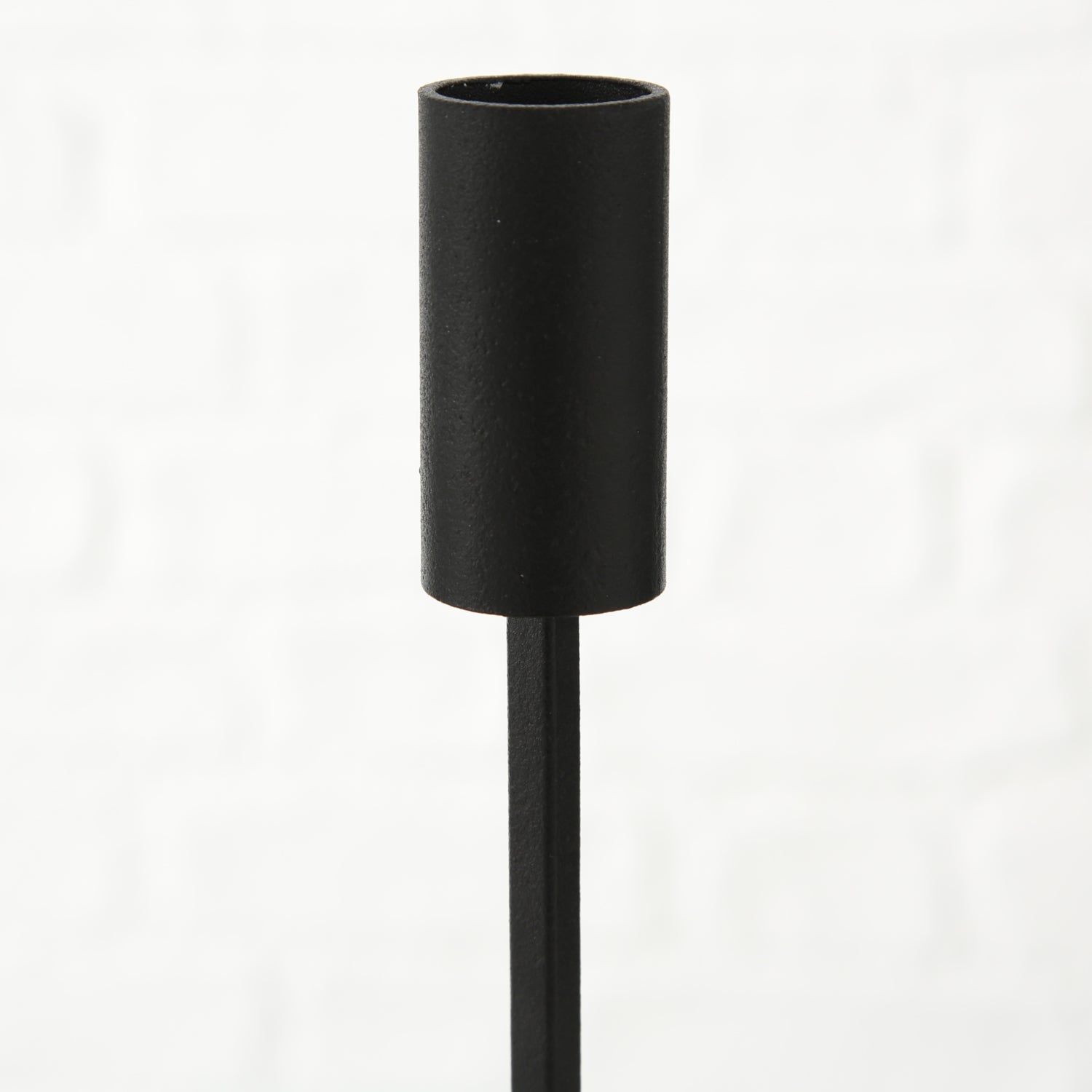 LS-LebenStil Vintage Kerzenständer 3er Schwarz Metall