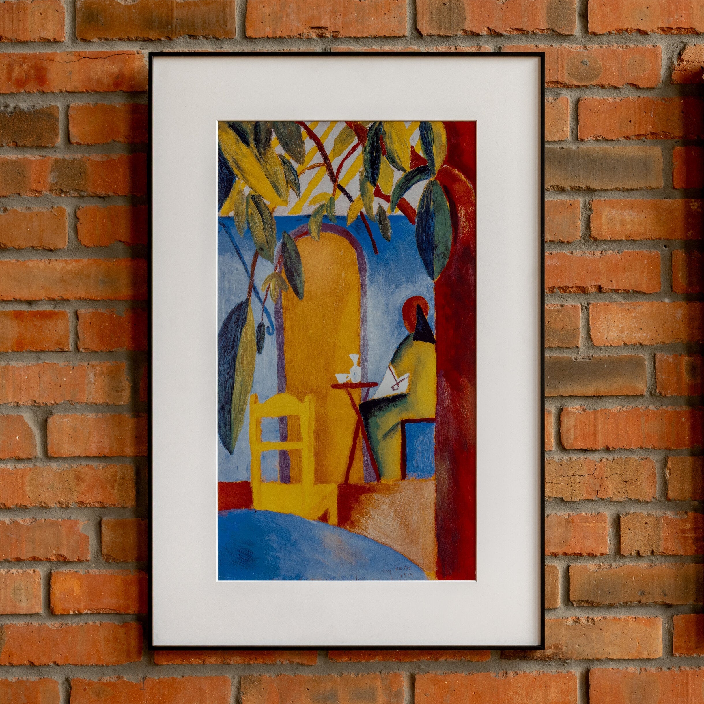 InkPoster Affresco 31.5 Kunstrahmen Schwarz E-Ink