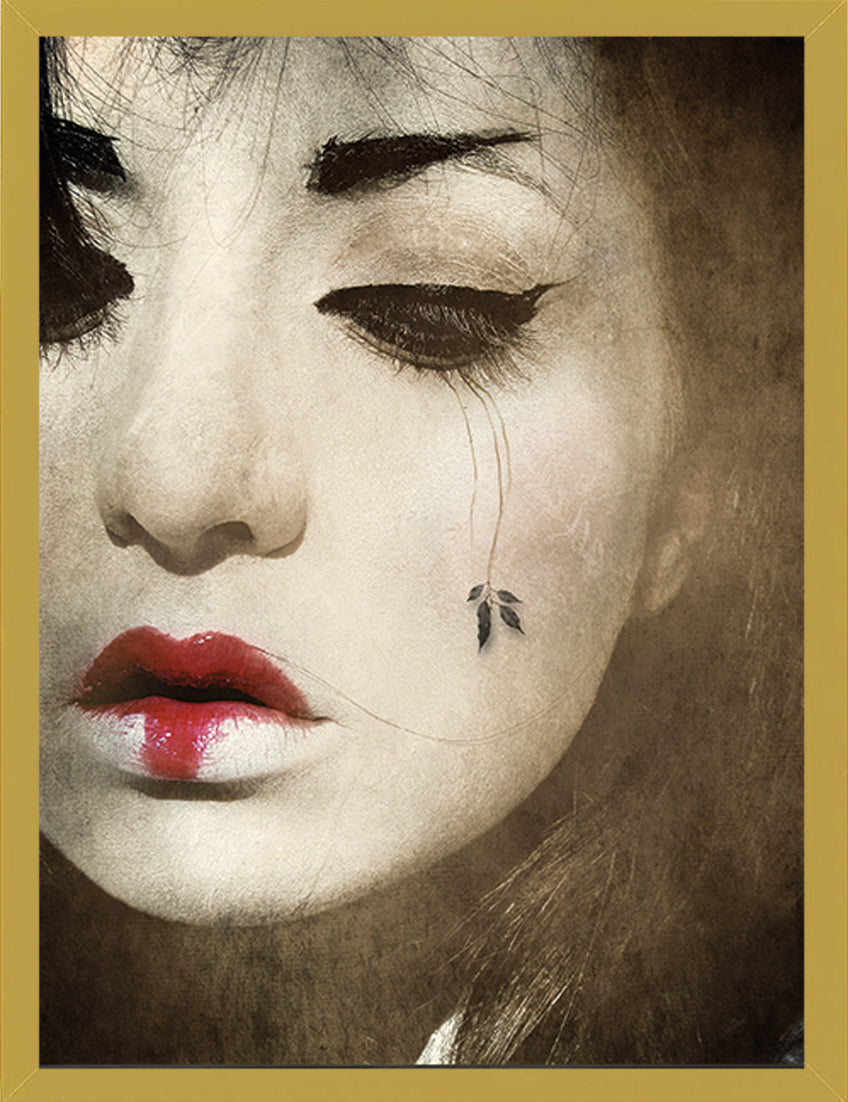 Mineheart Japanese Repose Leinwandbild 40 x 50 cm surreal