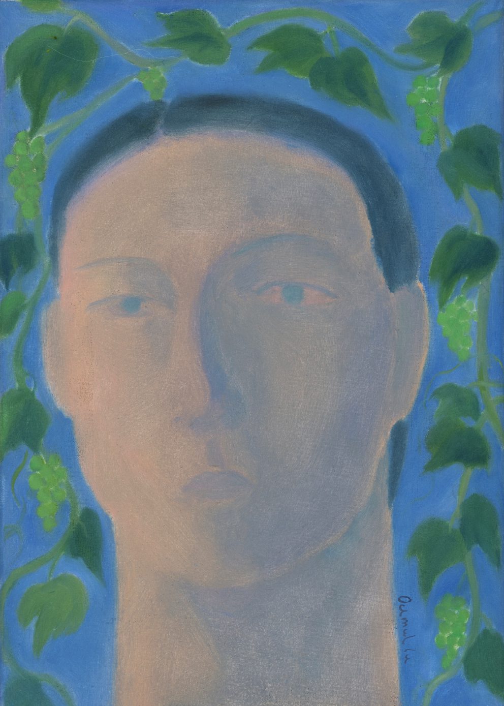 The Poster Club Art Prints Portrait Poster 30x40 cm blau