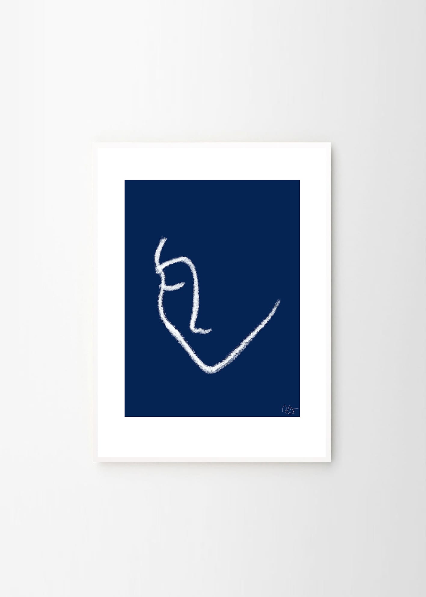 The Poster Club Lethe Poster 30x40 cm Blau Figurativ