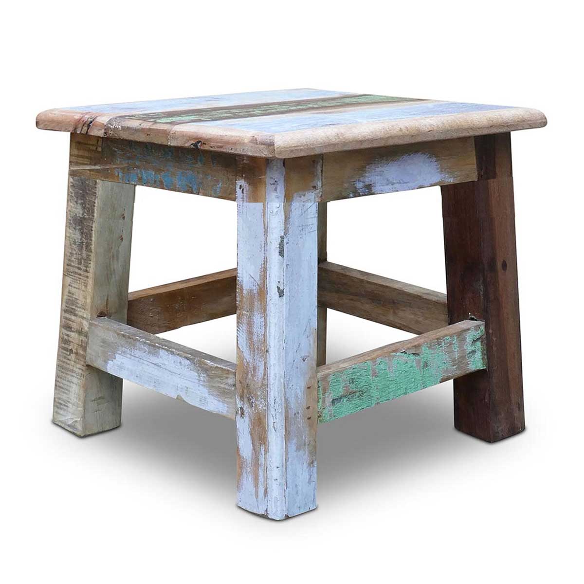 LS-LebenStil Möbel & Wohnen Fußhocker Tritthocker Holz 28cm Fundholz