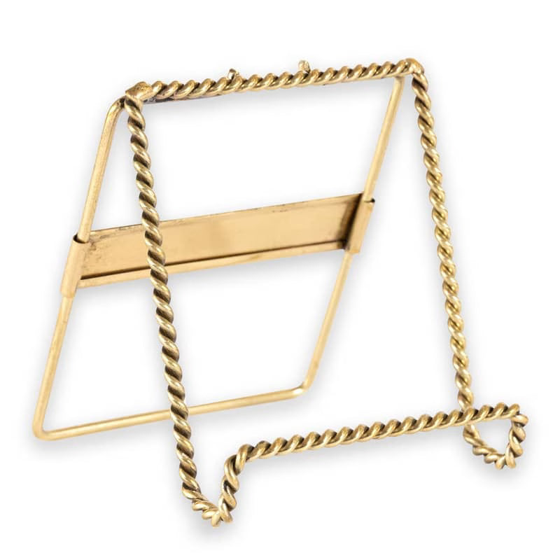 Storytiles Tile Holders Golden Twisted Stand Fliesenständer Gold