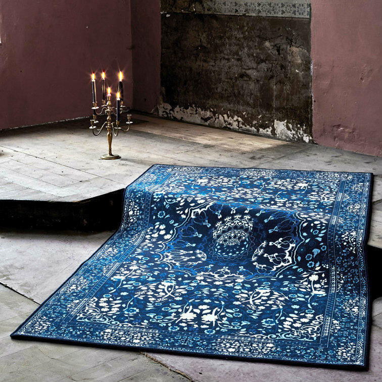 Mineheart Midnight Moods Teppich 250x150 blau Perser