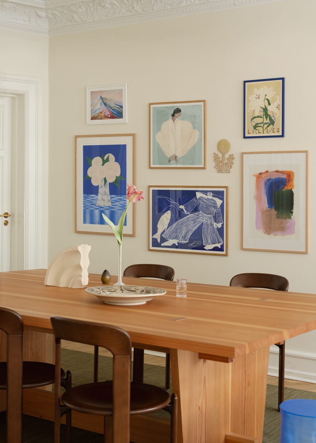 The Poster Club Edit No. 096 Art Wall Bilderwand Set Blau