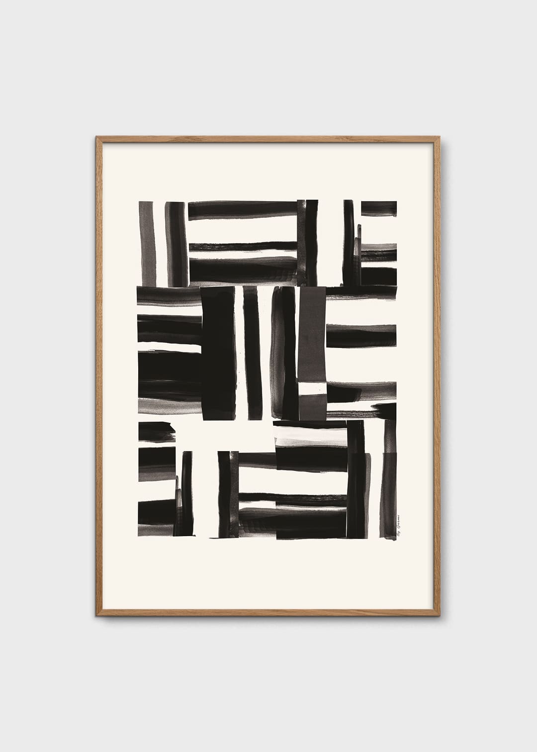 The Poster Club Art Prints Collage 01 Poster 30x40 cm beige