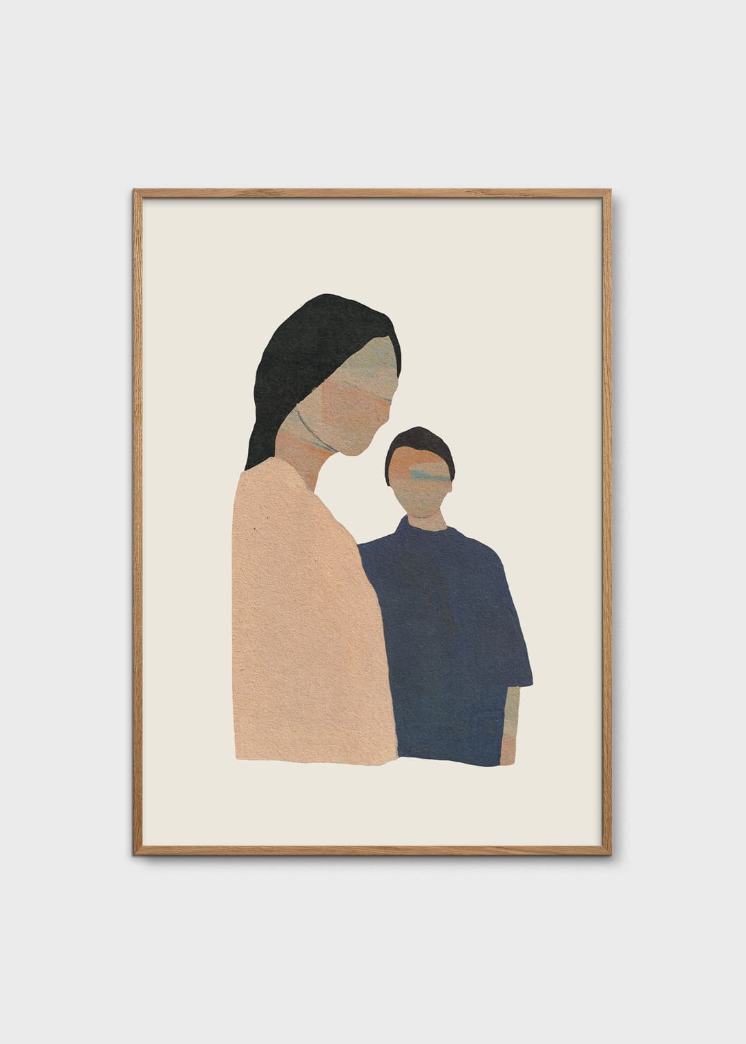 The Poster Club Art Prints Twin Ladies Poster 30x40 cm Blau