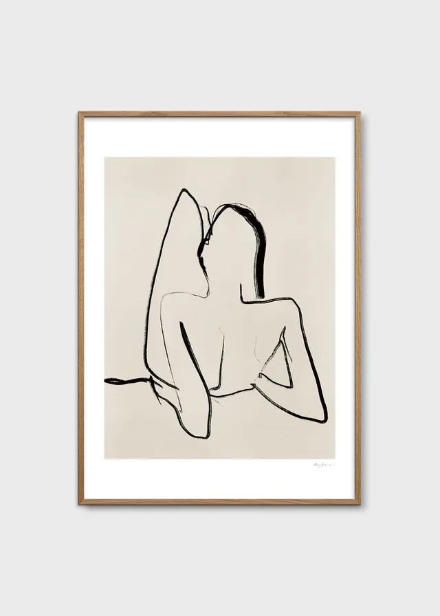 The Poster Club Art Prints Lueur Poster 30x40 cm beige minimalistisch