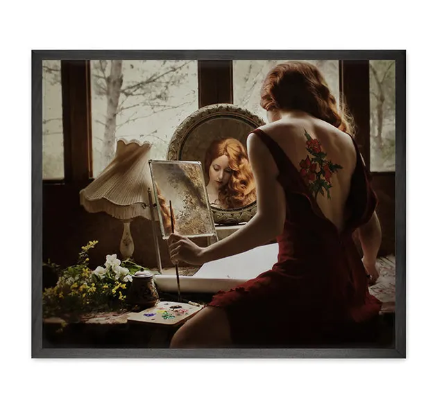 Mineheart Portrait Del'artiste Canvas 83,9x68,6cm