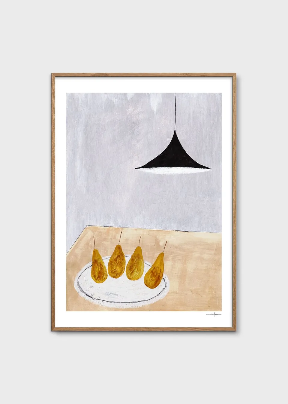 The Poster Club Art Prints Pears Poster 30x40 cm beige