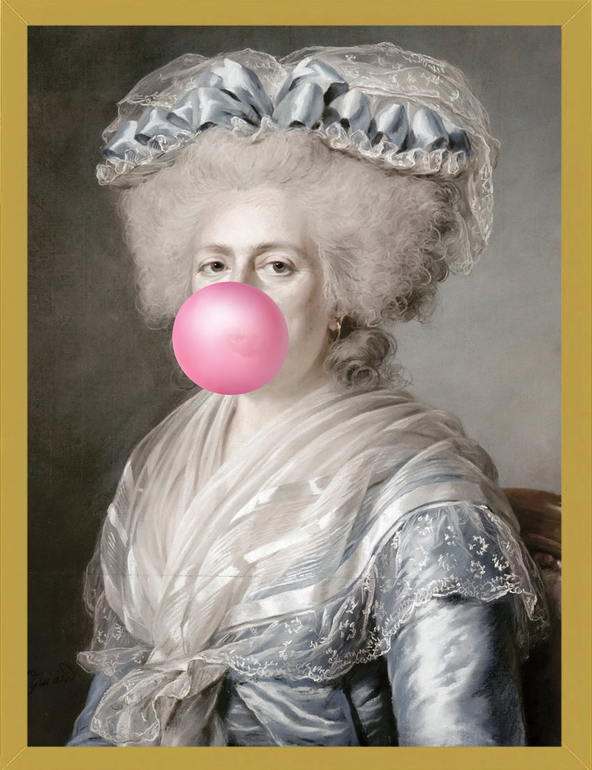 Mineheart Bubblegum Portrait 4 Leinwandbild 40x50 cm
