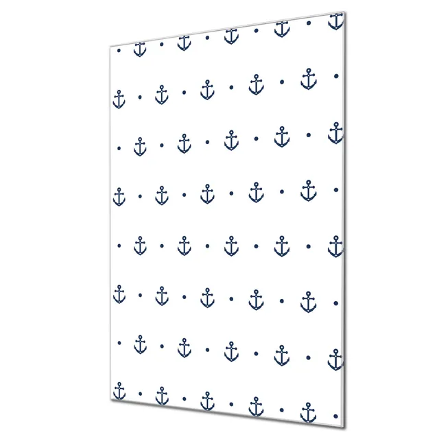 Banjado Magnettafel Kleine Anker Magnetboard 60x40 cm beschreibbar