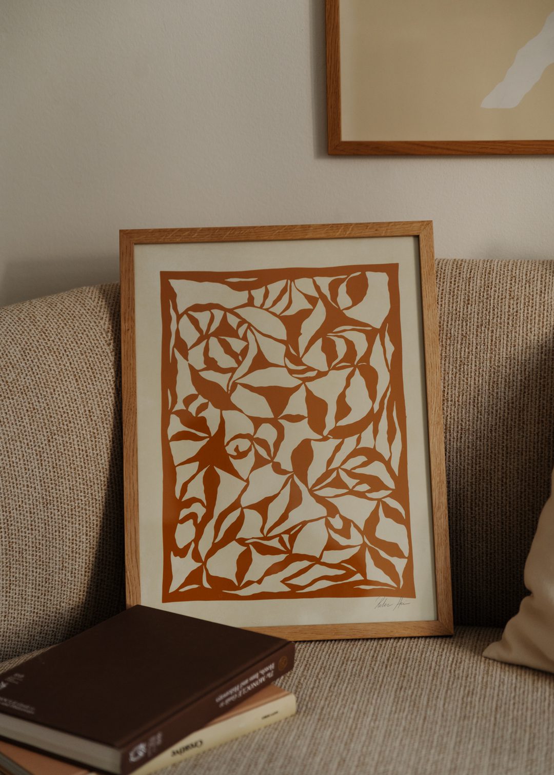 The Poster Club Magnolia No 02 Kunstdruck 30x40 braun
