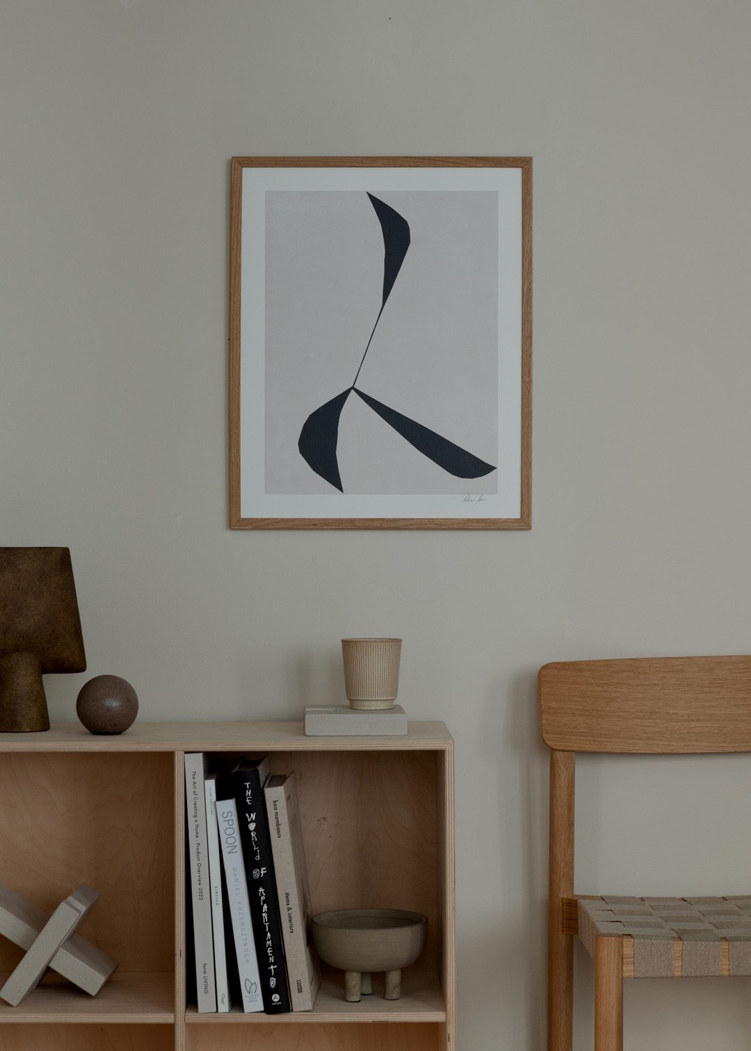 The Poster Club Move No. 05 Kunstdruck 40x50 cm Beige