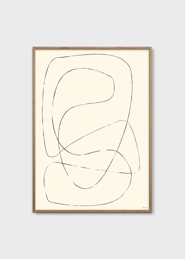 The Poster Club Art Prints Figure 04 Poster 30x40 cm beige