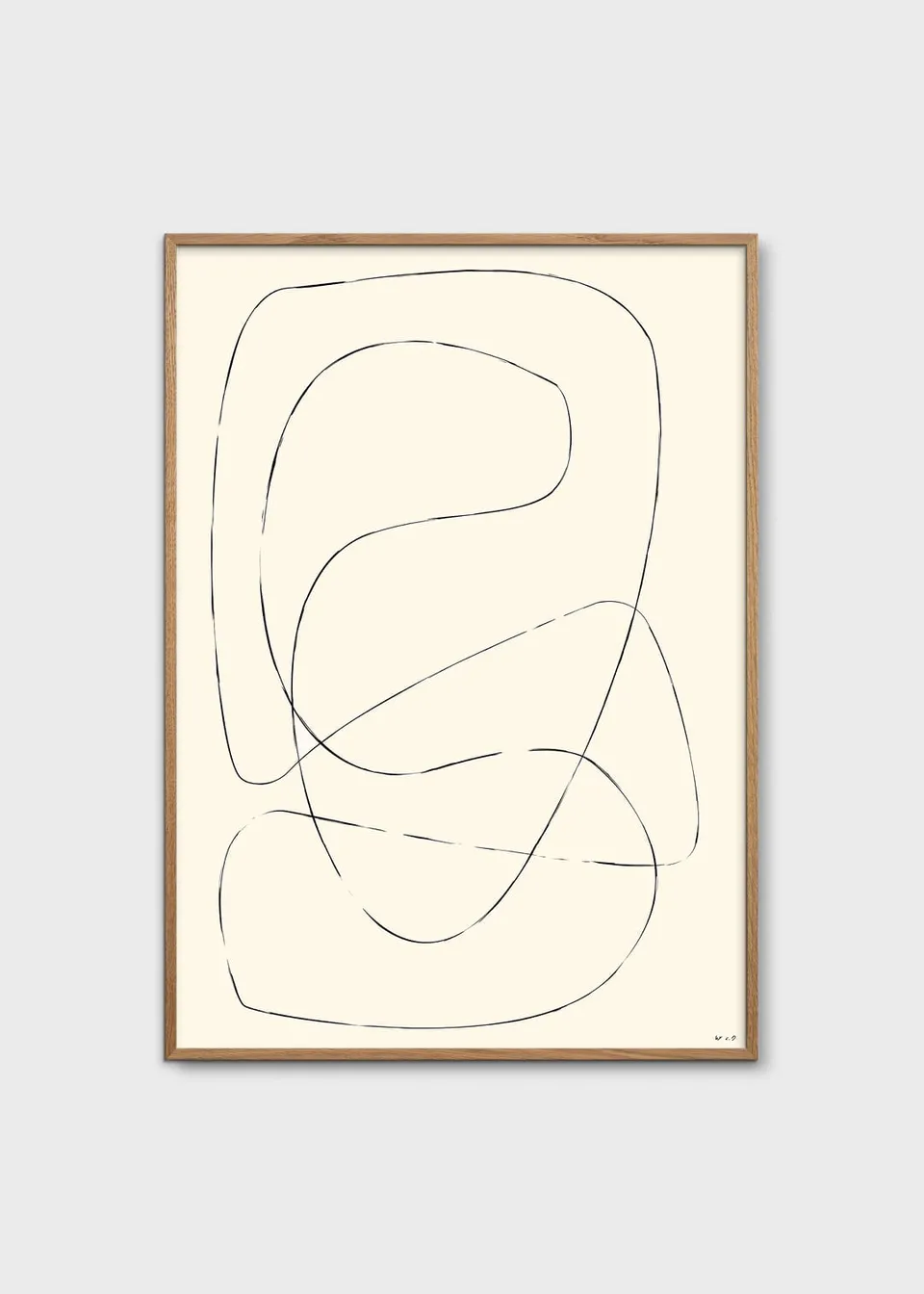 The Poster Club Art Prints Figure 04 Poster 30x40 cm beige