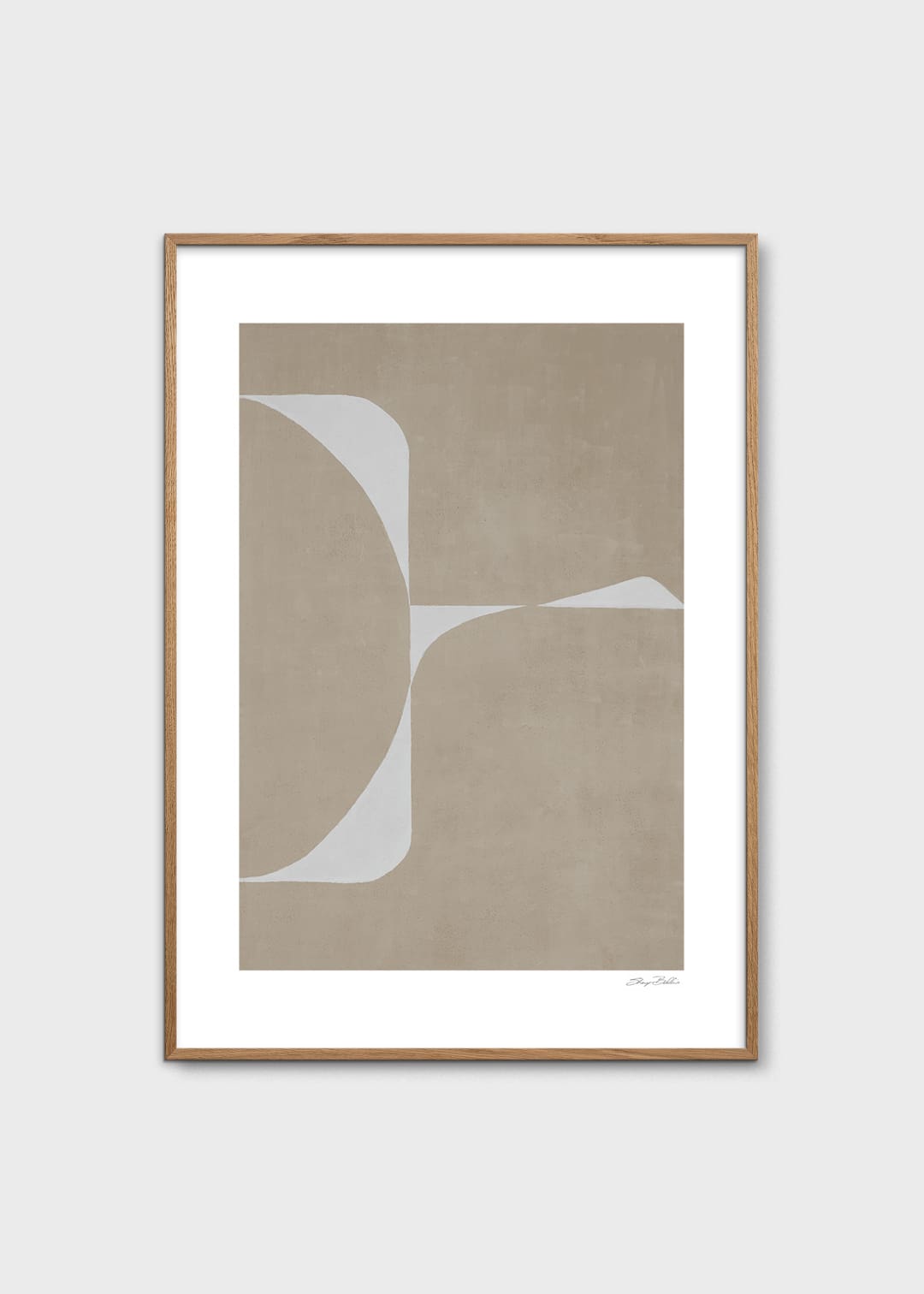 The Poster Club Art Prints Joutsen Poster 30x40 cm beige