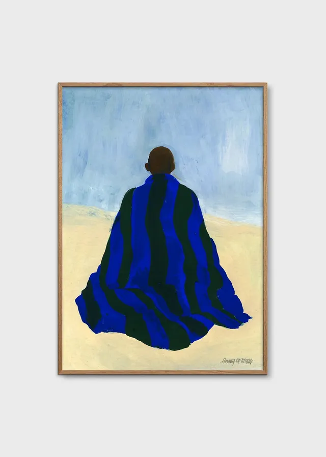 The Poster Club Tranquil Poster 30x40 cm beige blau