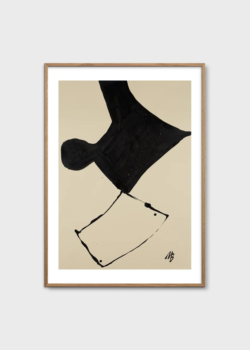 The Poster Club My Patch Kunstdruck 30x40 cm beige