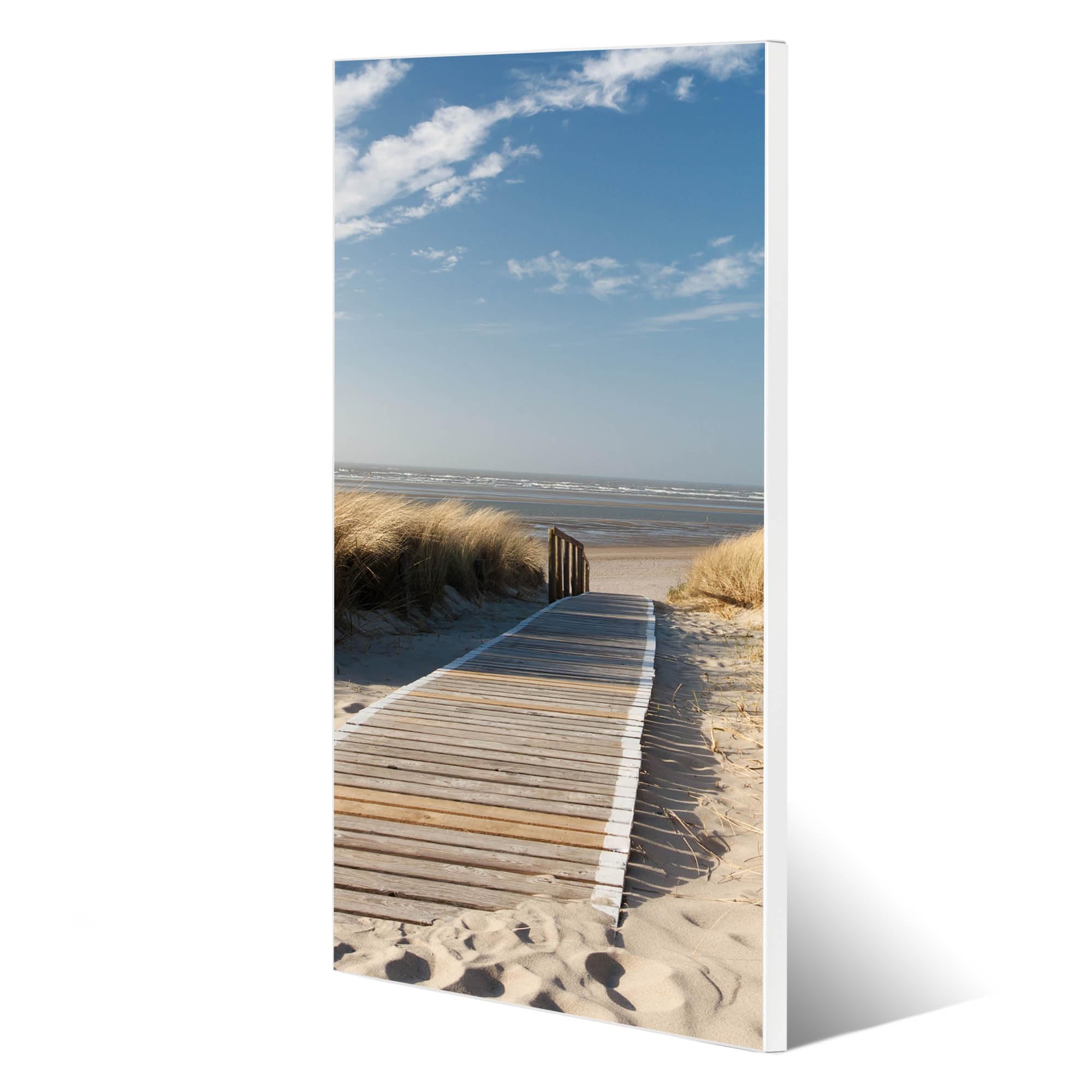 Banjado Magnettafel Dünen 37x78 cm Magnetwand Metall