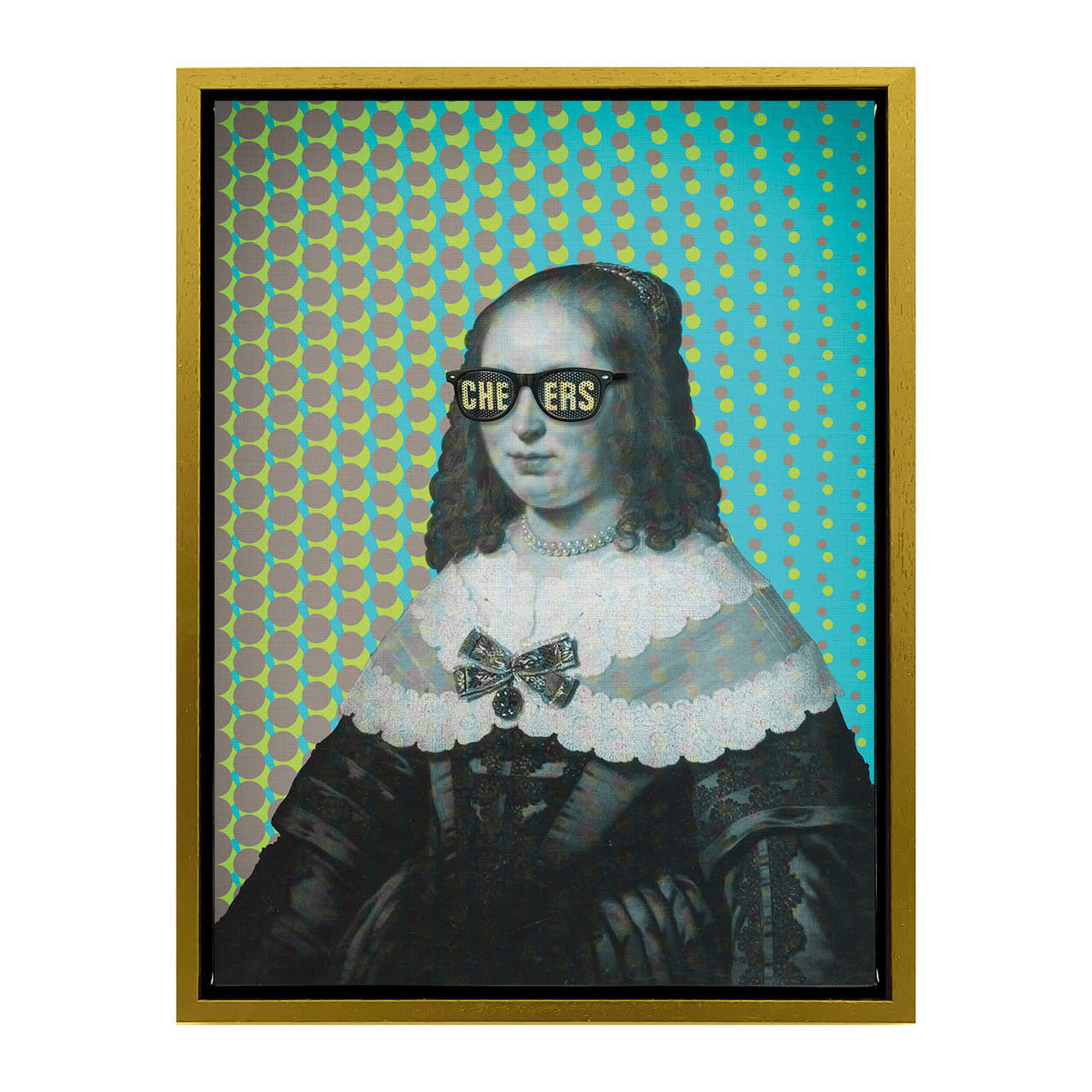 Mineheart Dotty for You Cheers Poster 30x41cm Grau Blau