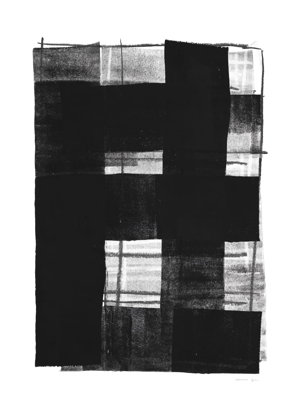 The Poster Club Art Prints Grid Poster 50x70 abstrakt