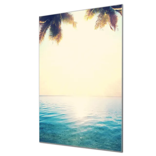 Banjado Magnettafel Paradis Glasmagnettafel 40x60 cm Strand