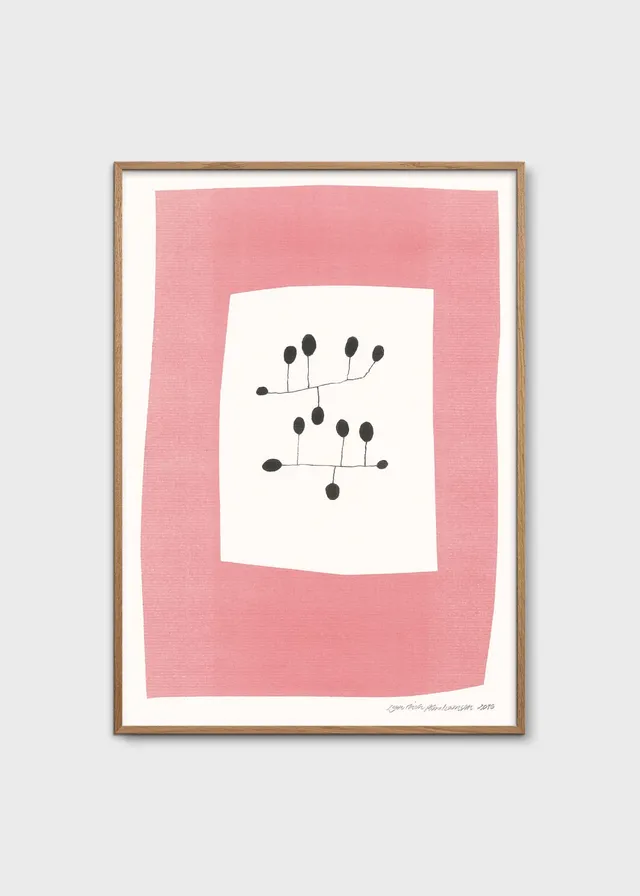 The Poster Club Art Prints Pink Surrender Poster A4 rosa