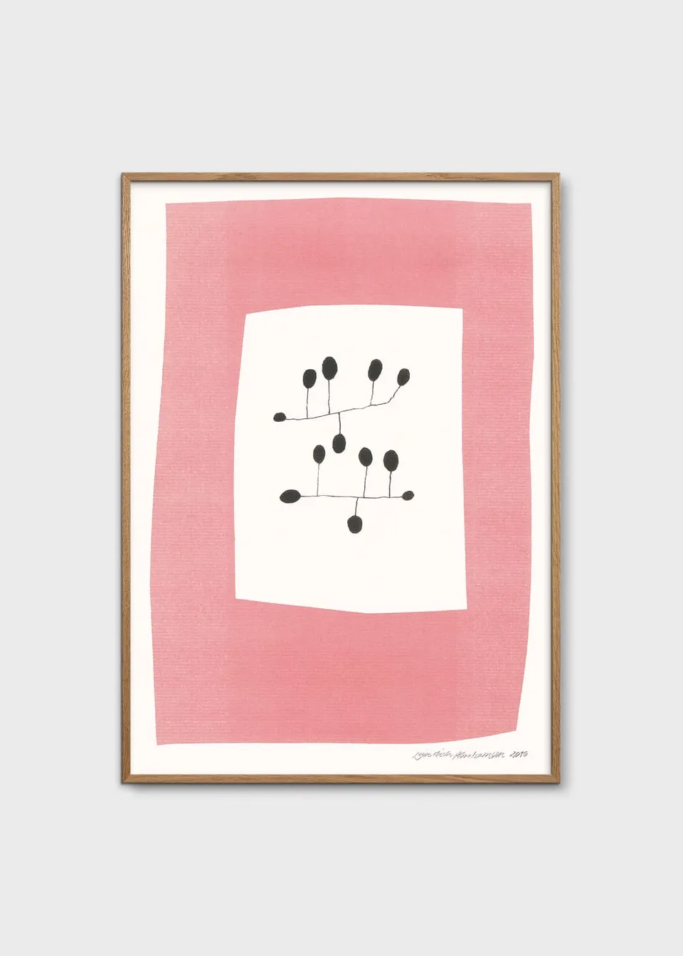 The Poster Club Art Prints Pink Surrender Poster A4 rosa