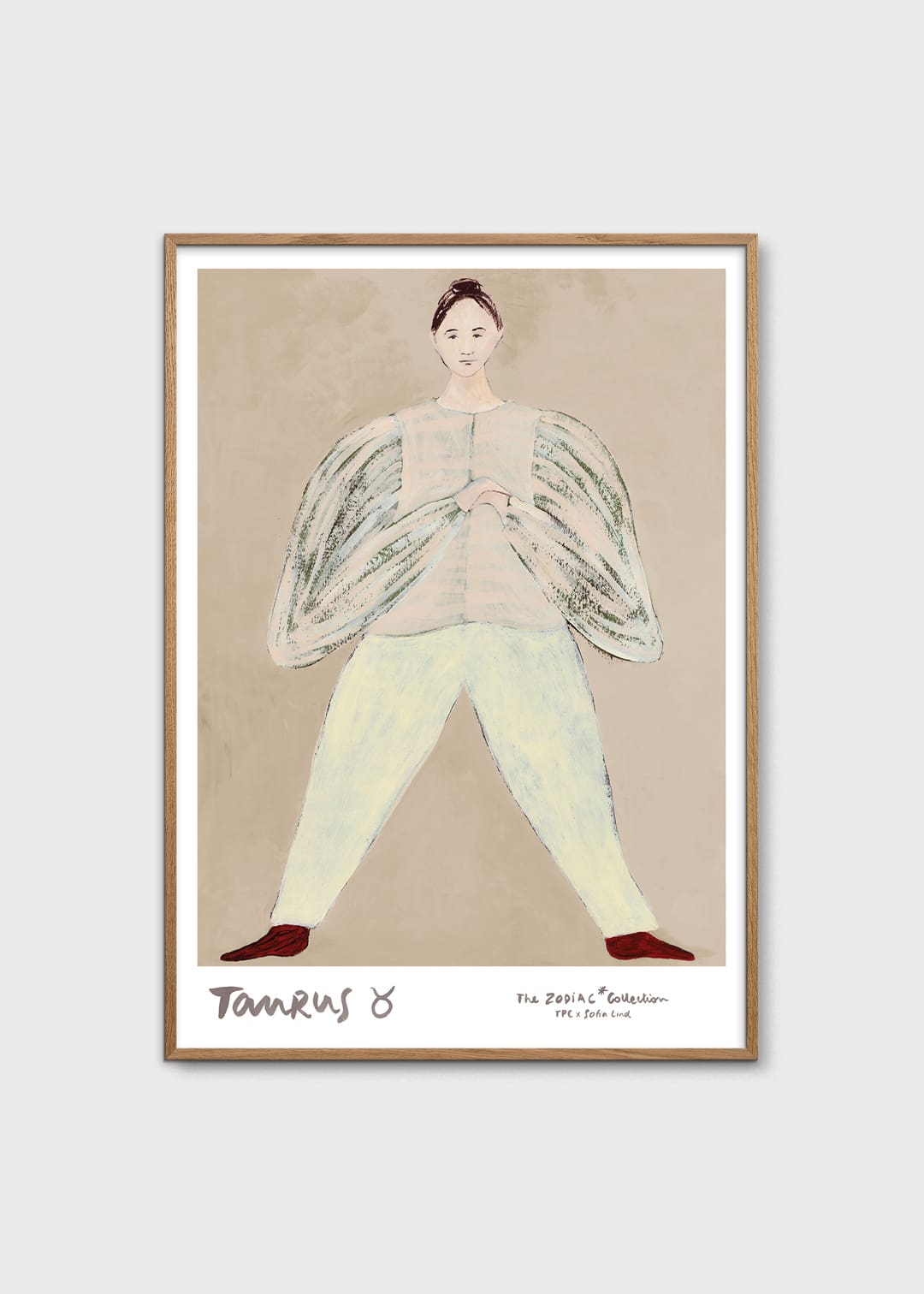 The Poster Club Art Prints Taurus Poster A4 beige