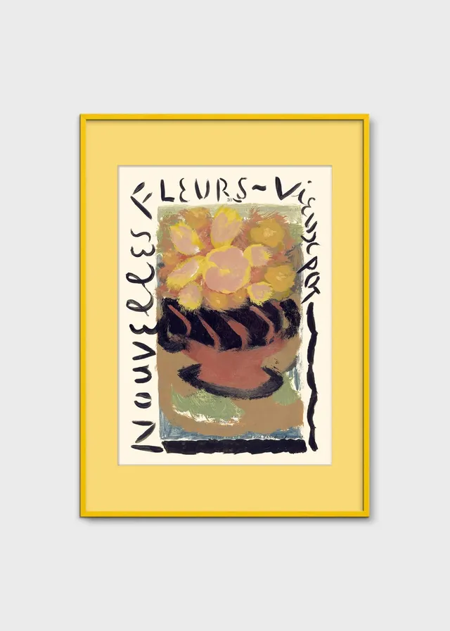 The Poster Club Art Prints Nouvelles Fleurs Poster A4 floral