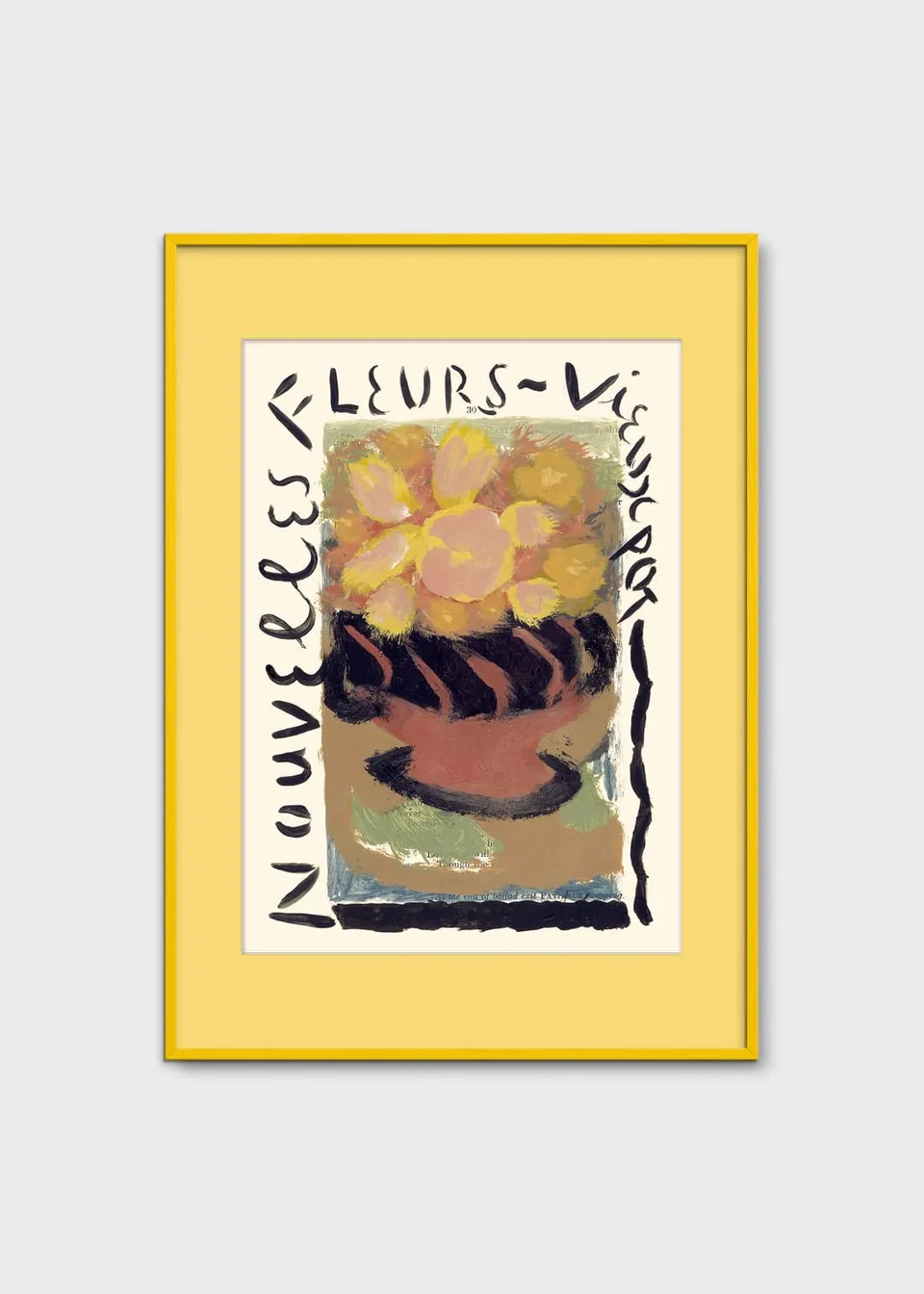 The Poster Club Art Prints Nouvelles Fleurs Poster A4 floral