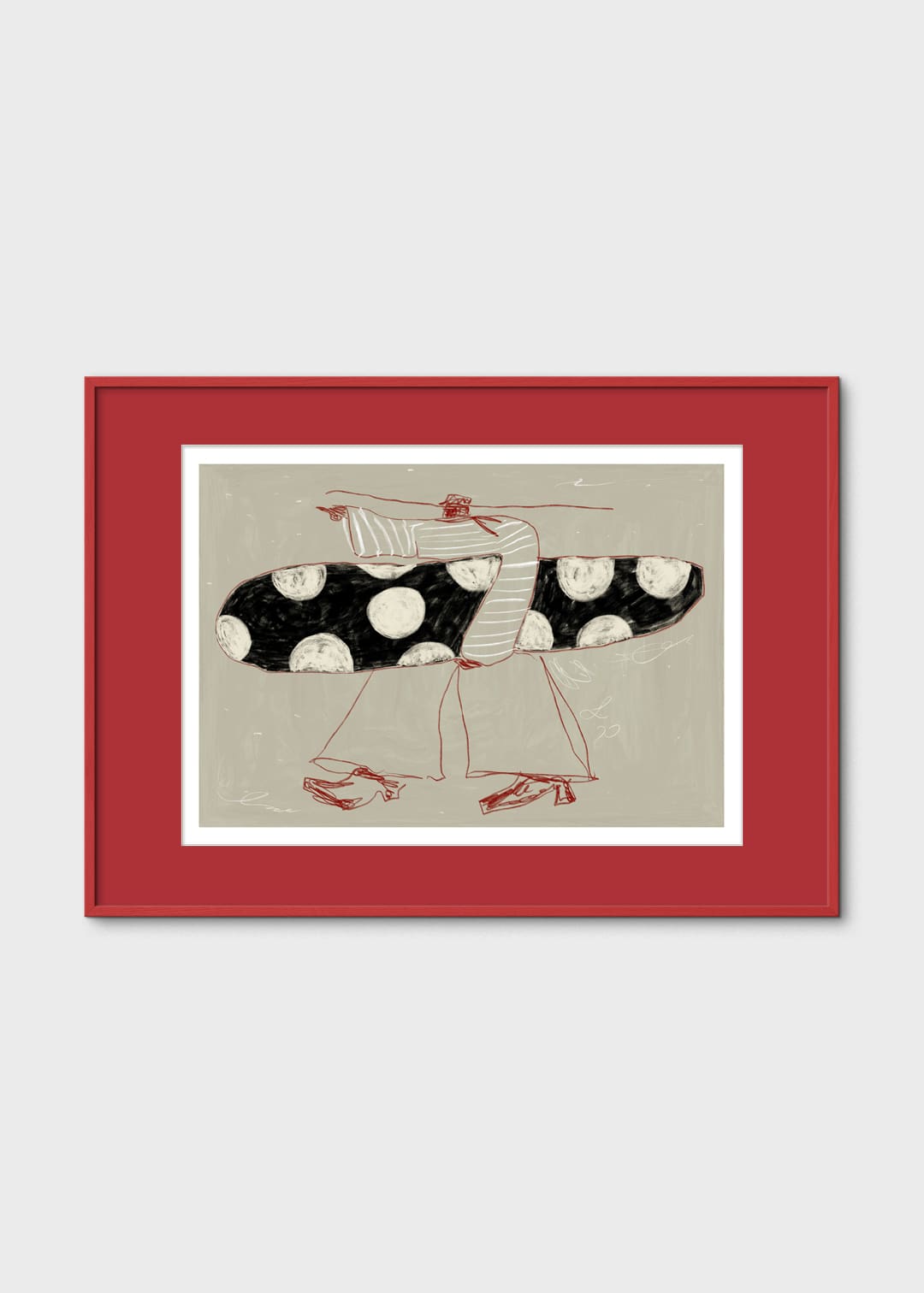 The Poster Club Sam at Sea Kunstdruck 30x40 schwarz