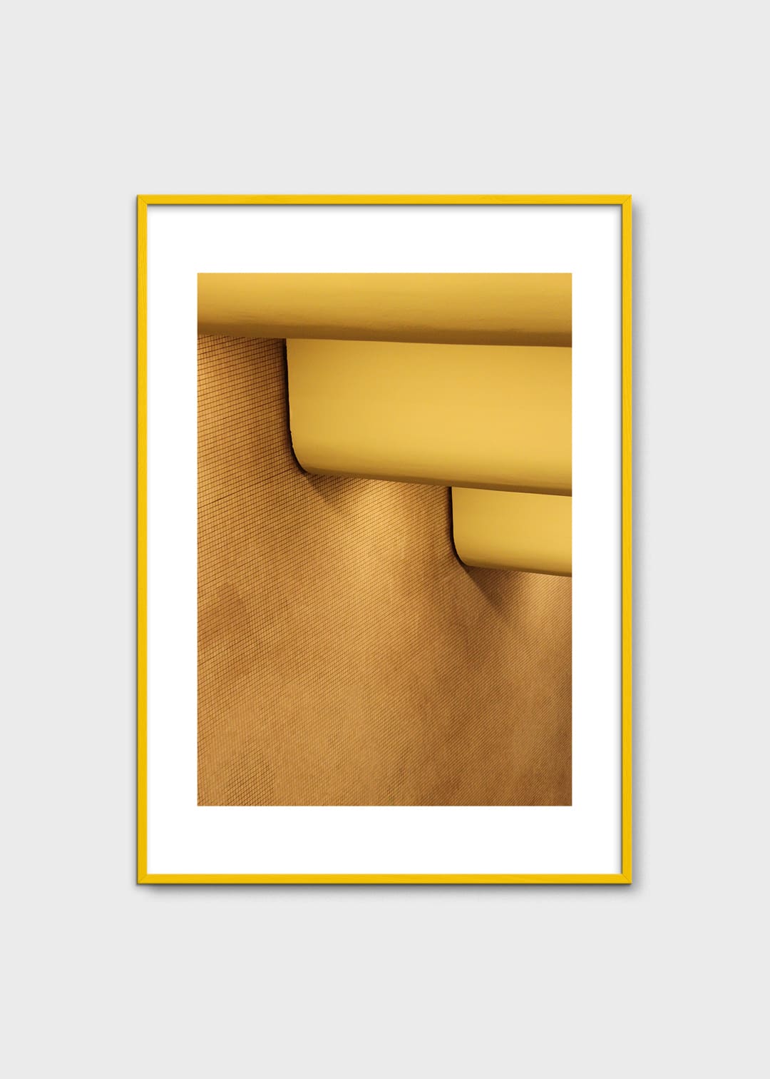 The Poster Club Art Prints Yellow U-Bahn Poster Foto gelb A4-50x70