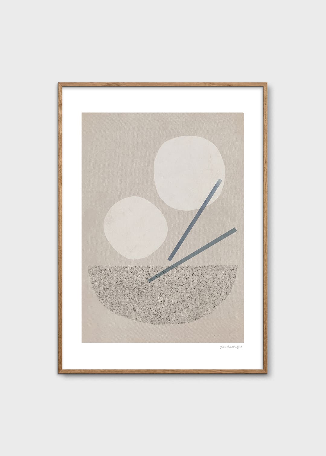 The Poster Club Miso Kunstdruck 30x40 cm beige