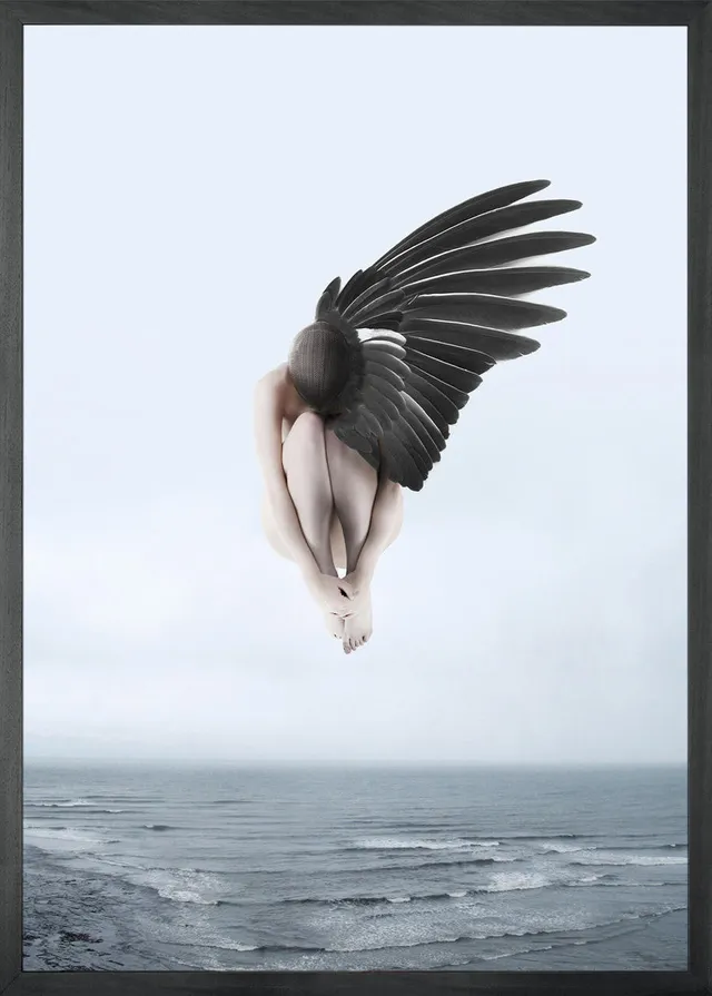 Mineheart The White Sky XXXI Leinwandbild 30x41 cm
