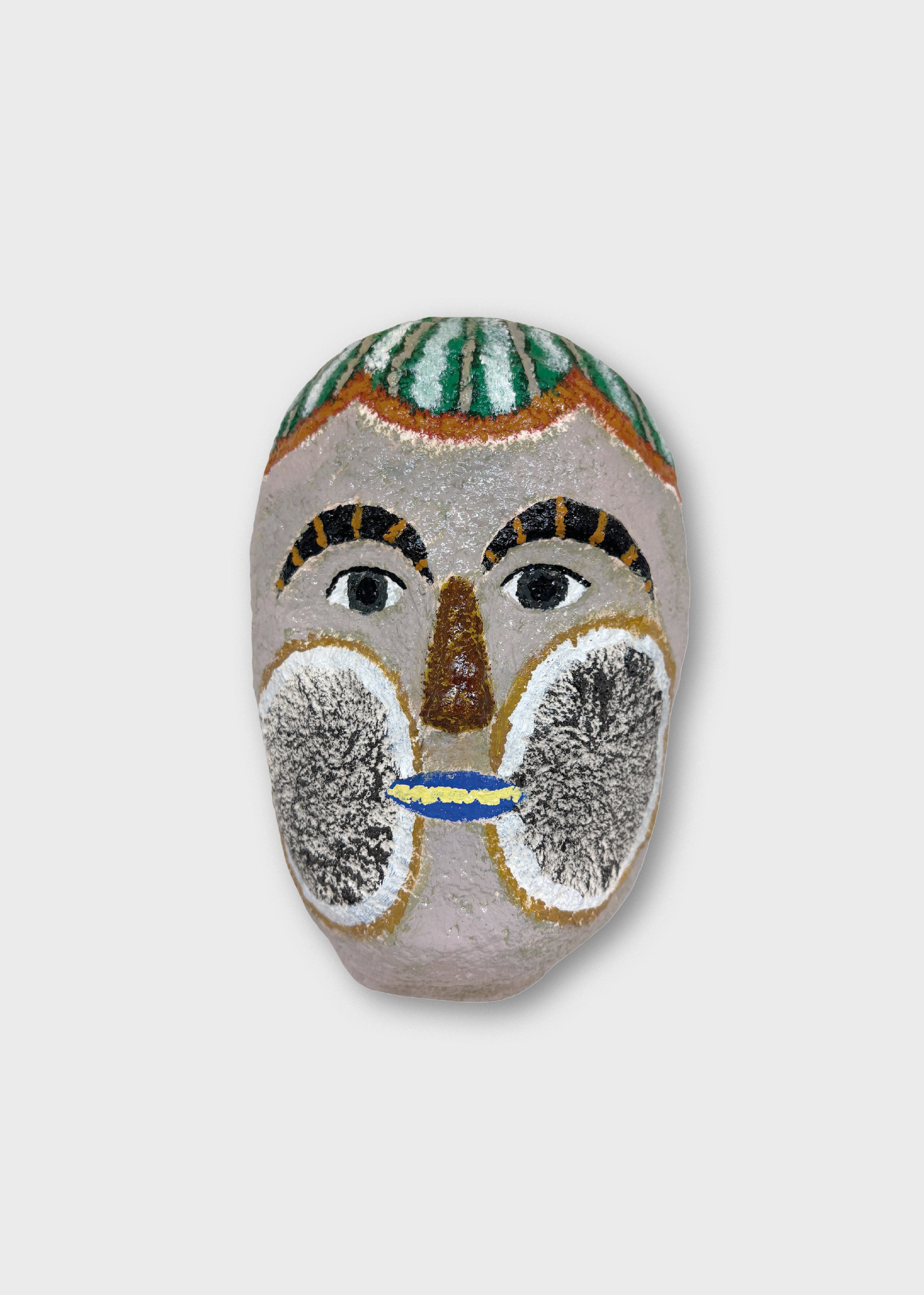 The Poster Club Art Prints Mask No. 257 Wandmaske 13x21 handbemalt